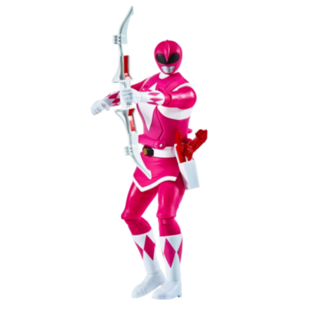 Mighty Morphin Power Rangers Auto Morphin Figure - Pink