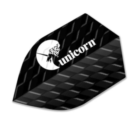 Unicorn Q.75 - Shield Q2 Dart Flights - Black