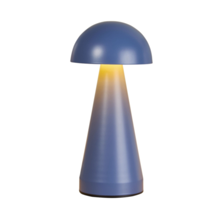 Rechargeable Denim Dome Table Lamp