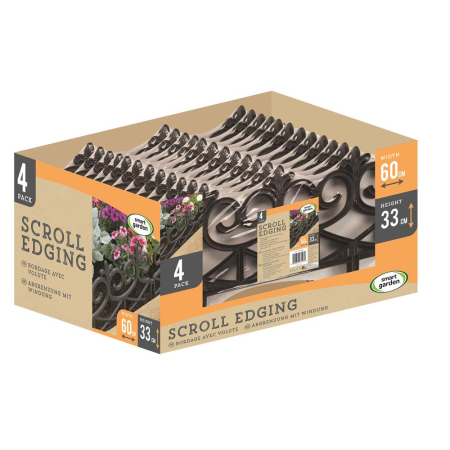 Scroll Garden Edging - 4 Pack
