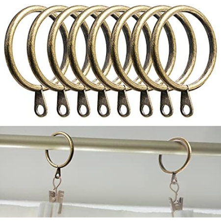 ECO PK 28mm Standard Lined Rings (Pk 8) Antique Brass