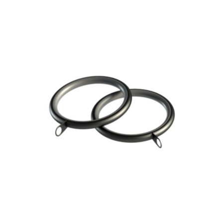 28mm Standard Lined Rings Pk 8 Black