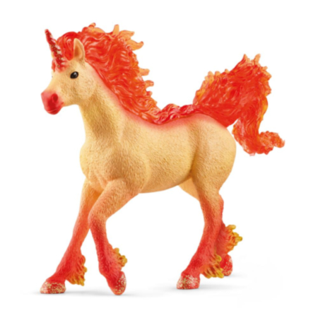 Schleich Elementa Fire Unicorn Stallion Figurine