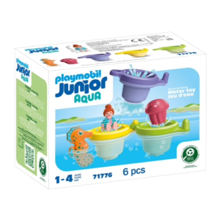 PLAYMOBIL® JUNIOR AQUA | Floating Cups with Water Fun 
