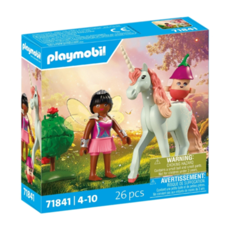PLAYMOBIL® Magic Unicorns | Sky Rose with Fairy Collectible Unicorn 