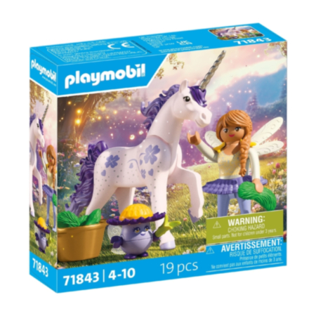 PLAYMOBIL® Magic Unicorns | Lucky Lavender with Fairy Collectible Unicorn 