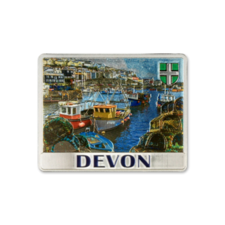 Devon Harbour Scene Magnet