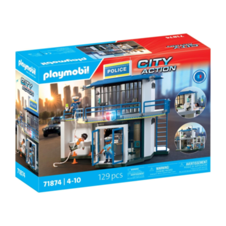 PLAYMOBIL® City Action | Police Station with Investigation Room 