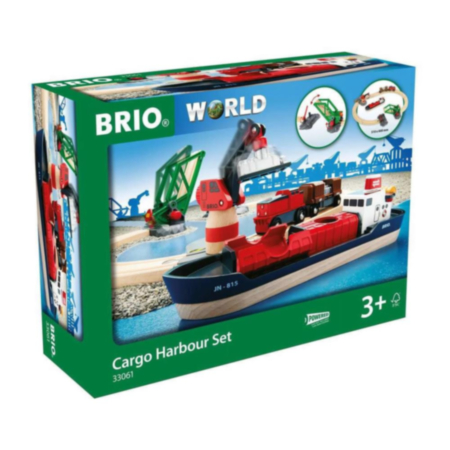 BRIO® WORLD Cargo Habour Play Set