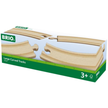 BRIO® Large Curved Tracks 170mm
