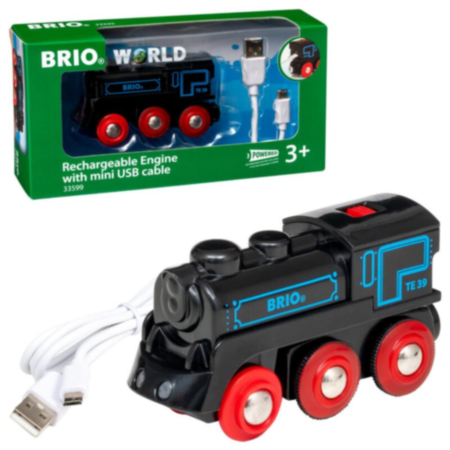 BRIO® WORLD Rechargeable Engine with Mini USB cable