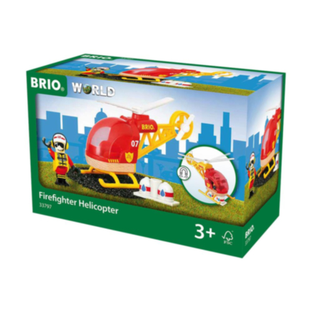 BRIO® WORLD Firefighter Helicopter