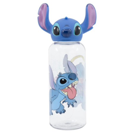 Stitch Flowers 3D Figurine Bottle - 560ml
