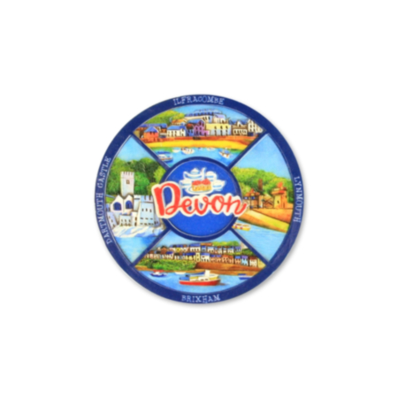 Devon Printed Resin Magnet - Circle
