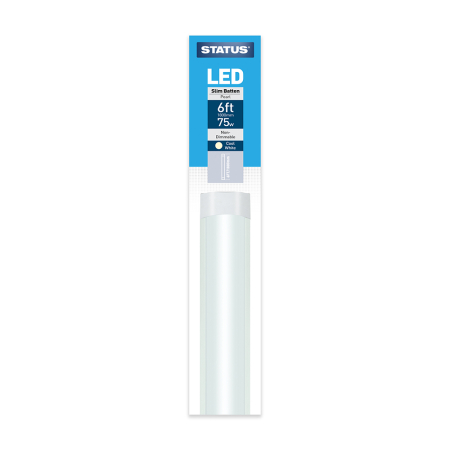 Status 75w LED Slim Line Batten Cool White Bulb - 6ft
