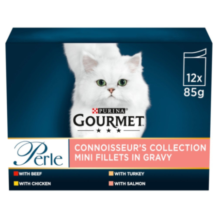 Gourmet Perle Connoisseurs Collection In Gravy Wet Cat Food 12x85g