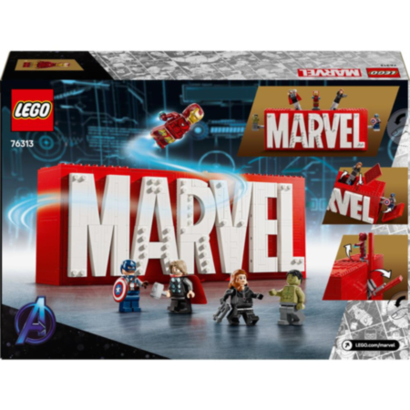 LEGO® Marvel | MARVEL Logo & Minifigures Set
