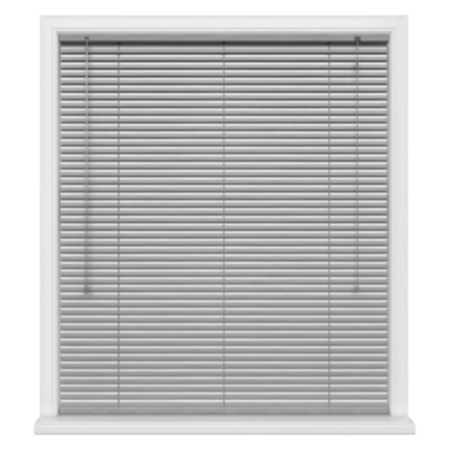 180cm x 160cm Drop 25mm ALU Slat Venetian Blind Silver