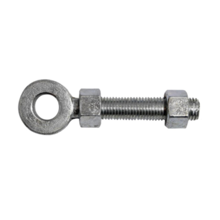 6" X 1/2"  Adjustable Gate Eye & 2 Nuts (Box Of 10)