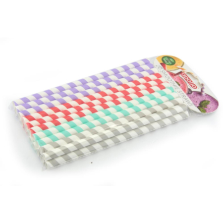 Apollo Paper Smoothie Straws - 20 Pack 