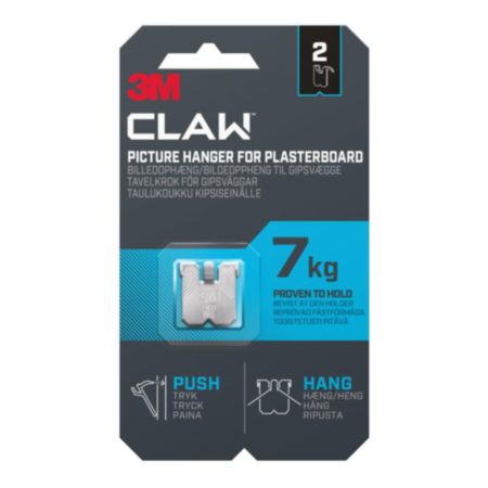 3M CLAW™ Drywall Picture Hanger 7kg