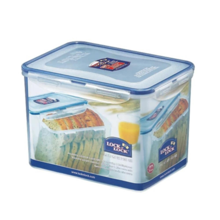 Lock & Lock Rectangular Food Container 3.9L - Clear