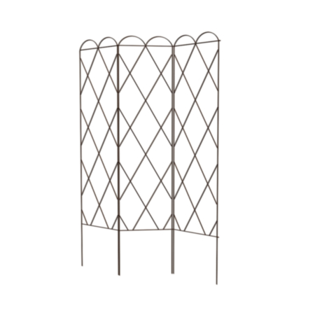 Panacea Rustic 3 Panel Expandable Pea Trellis & Plant Support