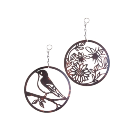 Sanctuary Metal Bird / Bee Hangers