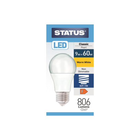 Status 60w LED ES Pearl Warm White Bulb