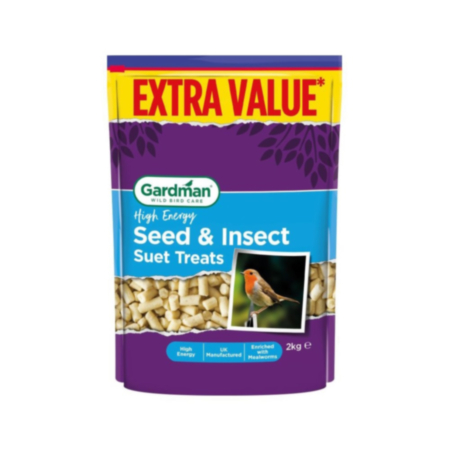 Gardman Seed & Insect Suet Treats - 2kg