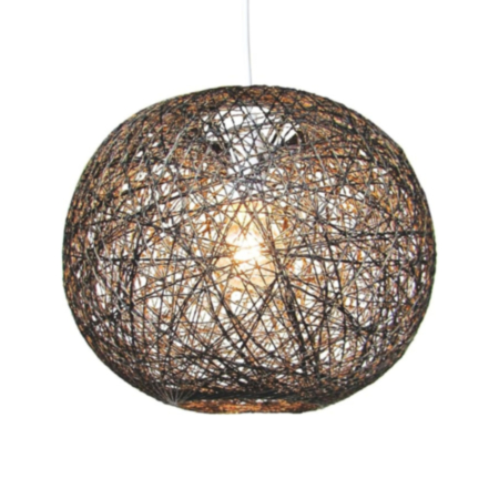 Rattan String Ball Pendant Lampshade
