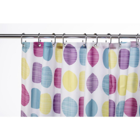 Shower Curtain Textured Dots