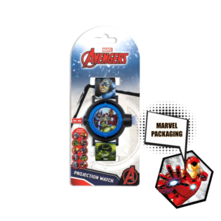 Marvel Avengers Blue Silicon Strap Watch