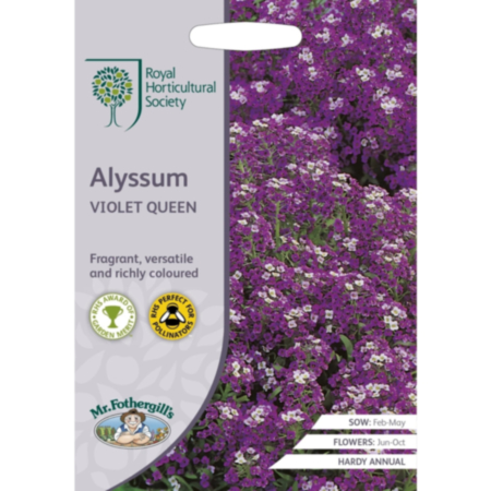 RHS Alyssum Violet Queen Seeds