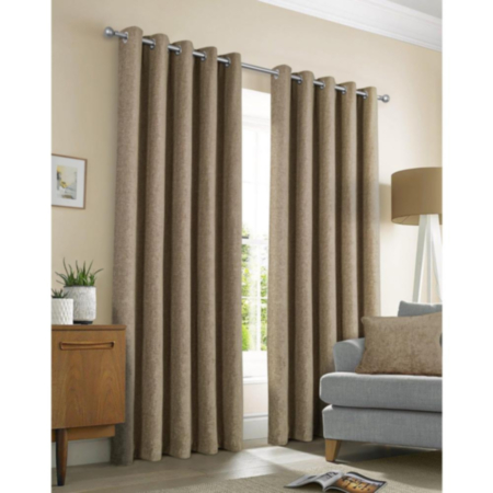 Sundour Amberley Eyelet Chenille Curtains