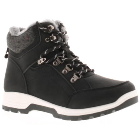 Black Heather Hiking Fur Lined Boot Size 8