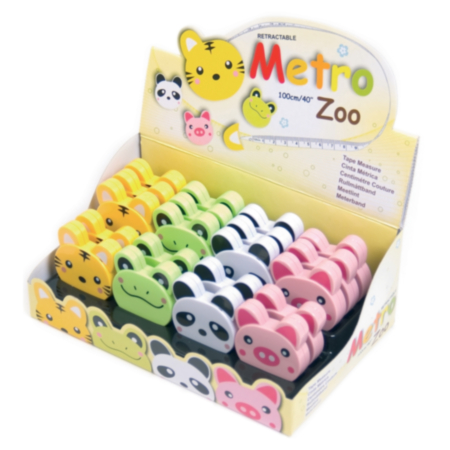 Sew Tasty Animal Tape Measure - 100cm (Assorted)
