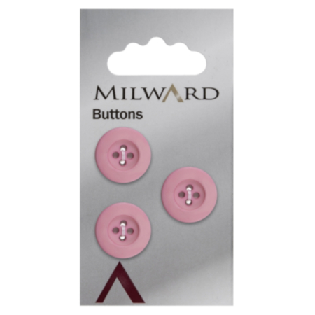 Milward Carded Buttons | 17mm - Pack of 3 (Code B)