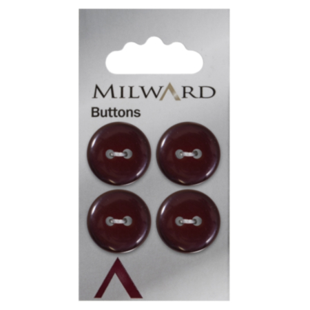 Milward Carded Buttons | 19mm -  Pack of 4 (Code D)