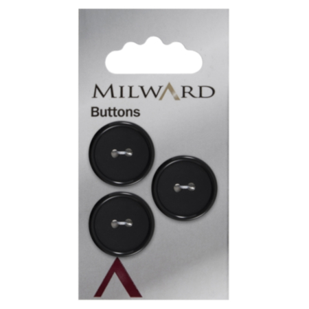 Milward Carded Buttons | 21mm -  Pack of 3 (Code B)