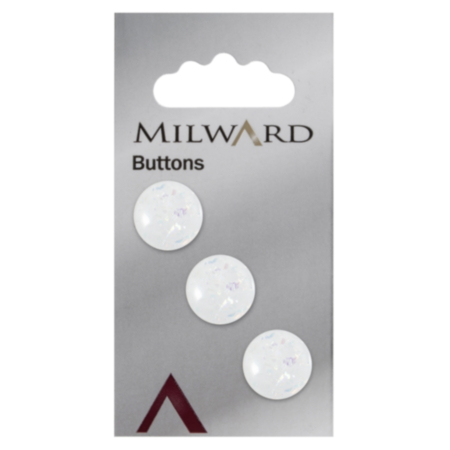 Milward Carded Buttons | 15mm -  Pack of 3 (Code E)