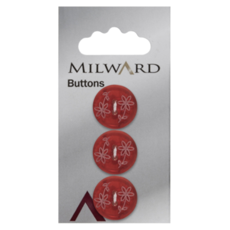 Milward Carded Buttons | 17mm -  Pack of 3 (Code G)