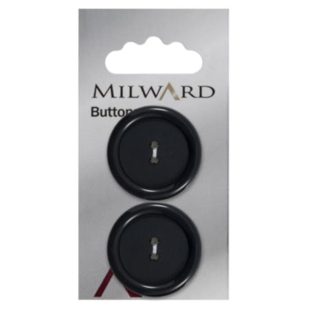 Milward Carded Buttons | 27mm -  Pack of 2 (Code C)