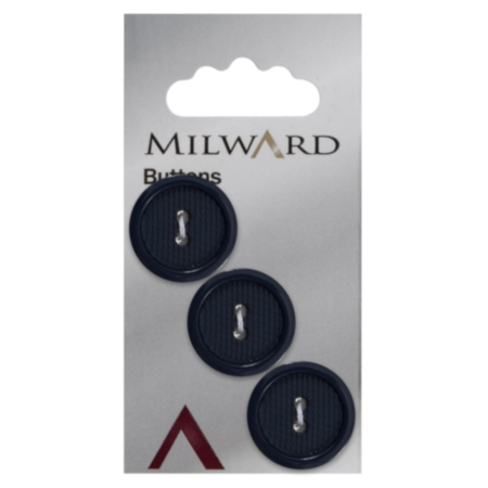 Milward Carded Buttons | 20mm -  Pack of 3 (Code E)