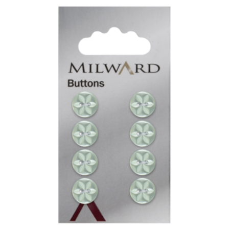 Milward Carded Buttons | 10mm -  Pack of 8 (Code B)