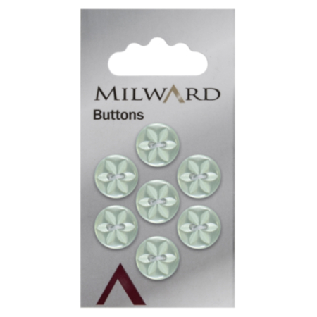 Milward Carded Buttons | 12mm -  Pack of 7 (Code B)