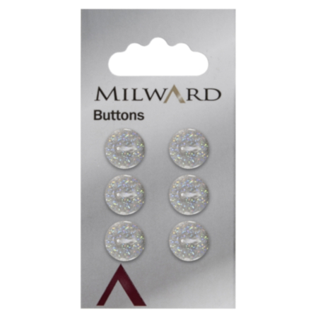 Milward Carded Buttons | 12mm -  Pack of 6 (Code C)