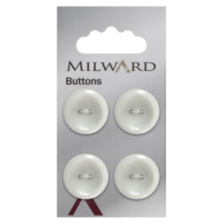 Milward Carded Buttons | 19mm -  Pack of 4 (Code D)