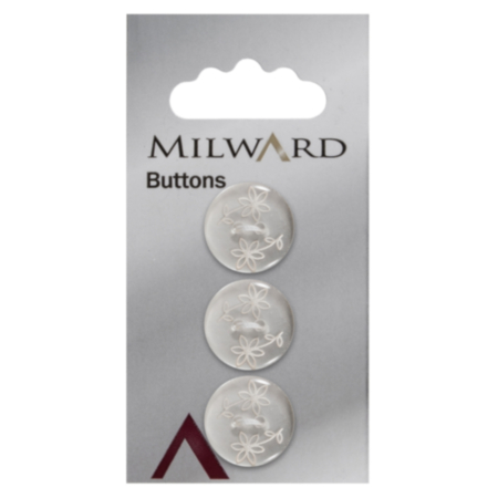 Milward Carded Buttons | 17mm -  Pack of 3 (Code G)