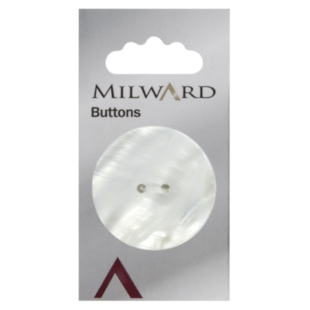 Milward Carded Buttons | 38mm -  Pack of 1 (Code D)